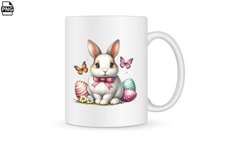 Cute Easter Bunny PNG Printable File Sublimation Creativedesigntee 