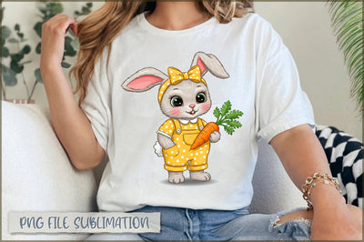 Cute Easter Bunny Sublimation Sublimation Shetara Begum 