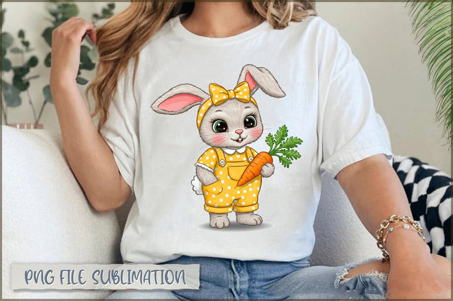 Cute Easter Bunny Sublimation Sublimation Shetara Begum 