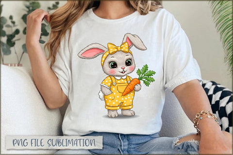 Cute Easter Bunny Sublimation Sublimation Shetara Begum 