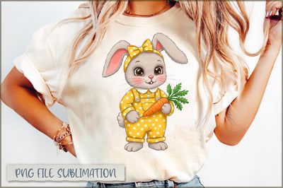 Cute Easter Bunny Sublimation Sublimation Shetara Begum 