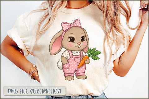 Cute Easter Bunny Sublimation Sublimation Shetara Begum 
