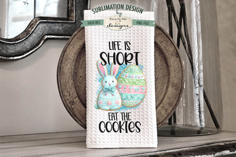 Cute Easter Cookies | Kitchen Towel Sublimation Designs Sublimation Ewe-N-Me Designs 