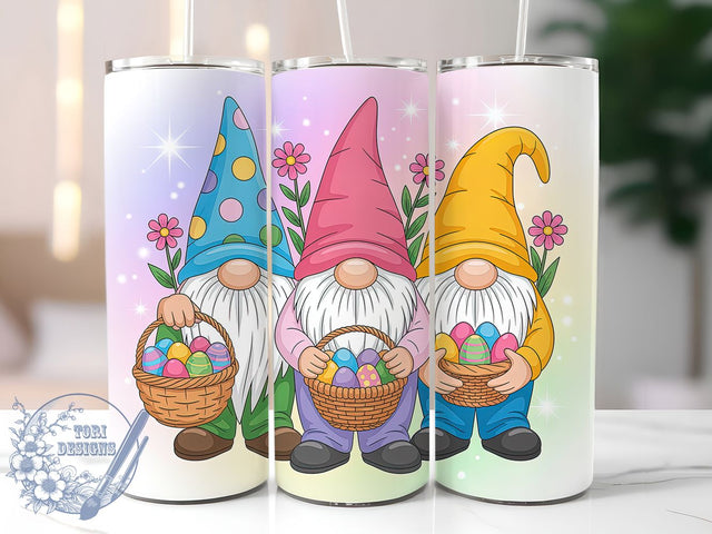 Cute Easter Egg Gnome Tumbler, Cute Gnome Tumbler, Stylish 20oz Wrap, Sublimation Design, Trendy Gift Idea, Holiday Gnome Wrap, Festive Easter Egg Tumbler Sublimation ToriDesigns 