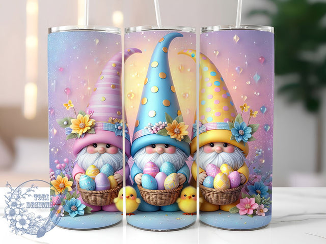 Cute Easter Egg Gnome Tumbler, Cute Gnome Tumbler, Stylish 20oz Wrap, Sublimation Design, Trendy Gift Idea, Holiday Gnome Wrap, Festive Easter Egg Tumbler Sublimation ToriDesigns 