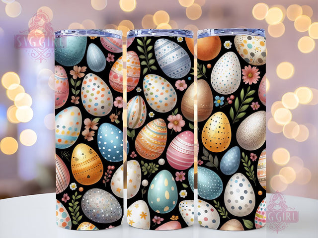 Cute Easter Egg Tumbler, Easter 20oz Tumbler Wrap Sublimation Design, Straight Tapered Tumbler Wrap, Happy Easter Tumbler Png, Instant Digital Download Sublimation SvggirlplusArt 