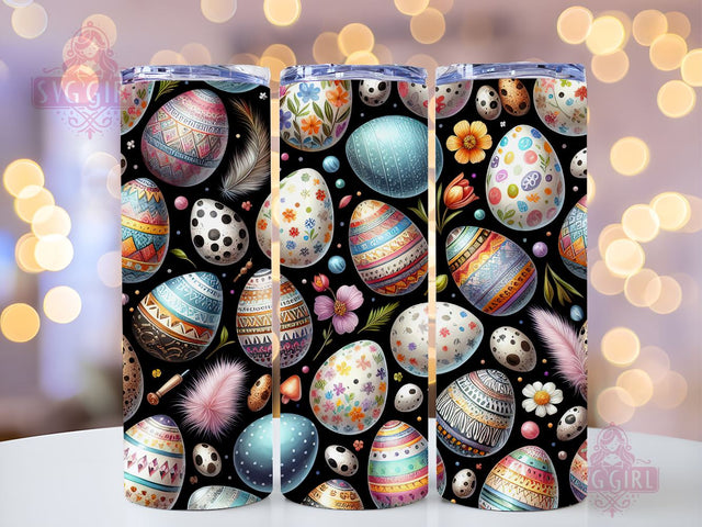 Cute Easter Egg Tumbler, Easter 20oz Tumbler Wrap Sublimation Design, Straight Tapered Tumbler Wrap, Happy Easter Tumbler Png, Instant Digital Download Sublimation SvggirlplusArt 