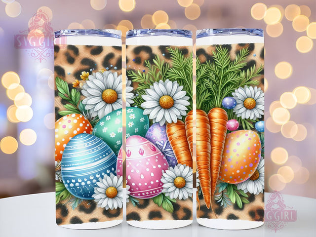Cute Easter Eggs 20oz Tumbler Wrap Sublimation Design, Straight Tapered Tumbler Wrap, Happy Easter Tumbler Png, Instant Digital Download Sublimation SvggirlplusArt 