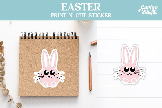 Cute Easter Packaging Sticker Sublimation Carla C Designs 