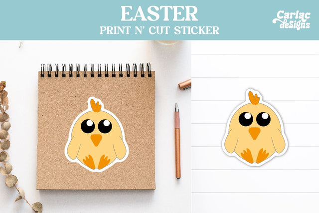 Cute Easter Packaging Sticker Sublimation Carla C Designs 