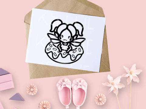 Cute Fairies SVG Set SVG HalieKStudio 