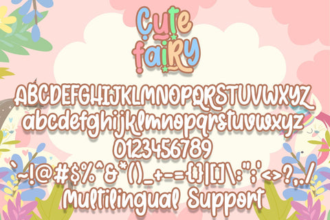 Cute Fairy Font Font Dm Letter Studio 