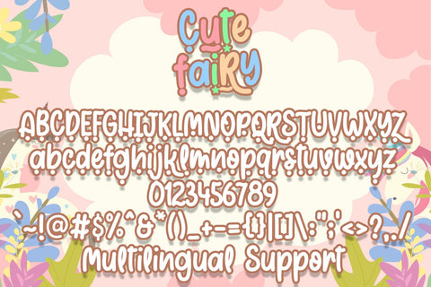 Cute Fairy Font Font Dm Letter Studio 
