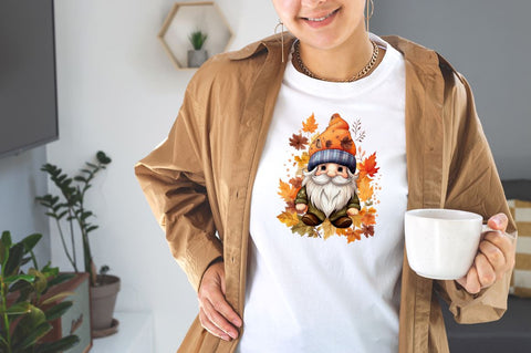 Cute Fall Gnome Sublimation Clipart Bundle Sublimation Designangry 