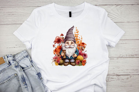 Cute Fall Gnome Sublimation Clipart Bundle Sublimation Designangry 