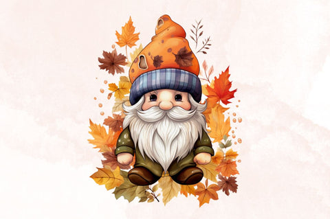 Cute Fall Gnome Sublimation Clipart Bundle Sublimation Designangry 