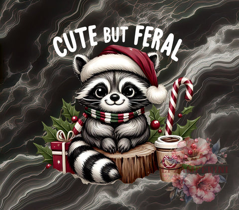 Cute Feral Girl, Funny Christmas, Sarcastic Holiday, Feral Girl PNG, Digital Download, Sublimation Design, Holiday Humor, Quirky Christmas Sublimation Li Zamperini 