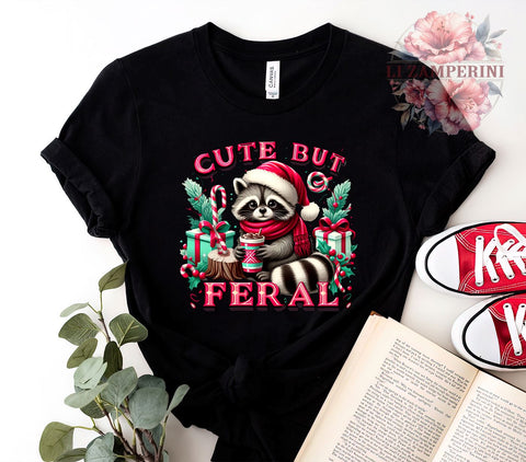 Cute Feral Girl, Funny Christmas, Sarcastic Holiday, Feral Girl PNG, Digital Download, Sublimation Design, Holiday Humor, Quirky Christmas Sublimation Li Zamperini 