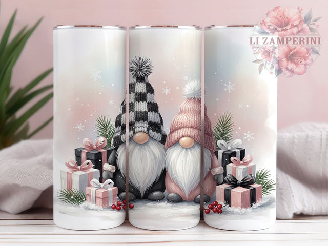 Cute Festive Christmas Gnome Tumbler, Holiday Gnome Design, Festive Gnome Tumbler, 20Oz Wrap Design, Christmas Sublimation, Adorable Gnome Art, Winter Holiday Theme Sublimation Li Zamperini 