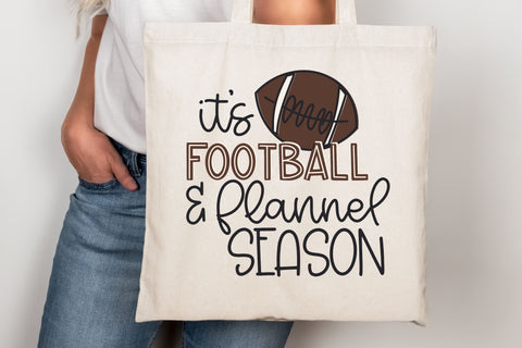 Cute Football & Flannel Season SVG for Cricut, Funny Autumn PNG for Stickers, Sublimation, TShirts, and More SVG Designing Digitals 