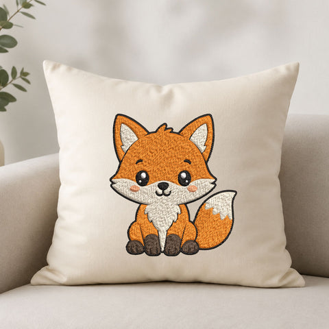 Cute Fox Machine Embroidery Design – Baby Fox Embroidery File, Woodland Animal Design, Kids Nursery Embroidery Embroidery/Applique DESIGNS PatternFeed8 