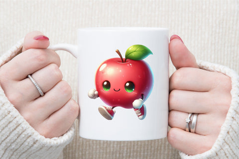 Cute Fruits Sublimation Clipart Sublimation designartist 