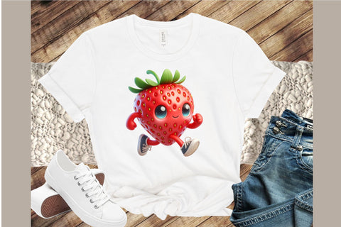 Cute Fruits Sublimation Clipart Sublimation designartist 