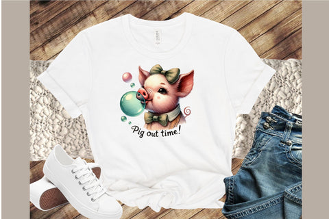 Cute Funny Farm Animals Clipart Farm PNG Sublimation designartist 