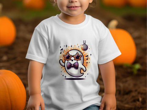 Cute Ghost Disco Dancing PNG, Halloween Sublimation File Sublimation Luvleigh Digitals 