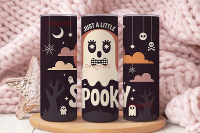 Cute Ghost Halloween 20oz Tumbler Wrap Sublimation DesignSVG 