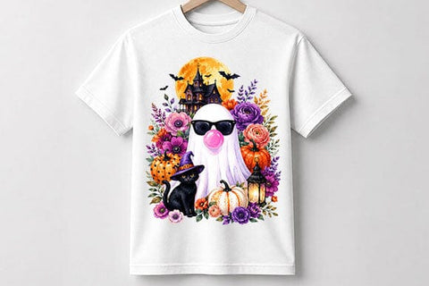 Cute Ghost Halloween PNG Digital Download SVG BillahCrafts 
