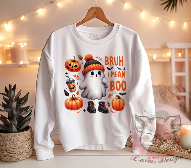 Cute Ghost, Halloween PNG, Fall Sublimation, Spooky Season, Ghost Art, Halloween Decor, Adorable Ghost, Digital Download Sublimation Lara' s Designs 