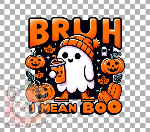 Cute Ghost, Halloween PNG, Fall Sublimation, Spooky Season, Ghost Art, Halloween Decor, Adorable Ghost, Digital Download Sublimation Lara' s Designs 