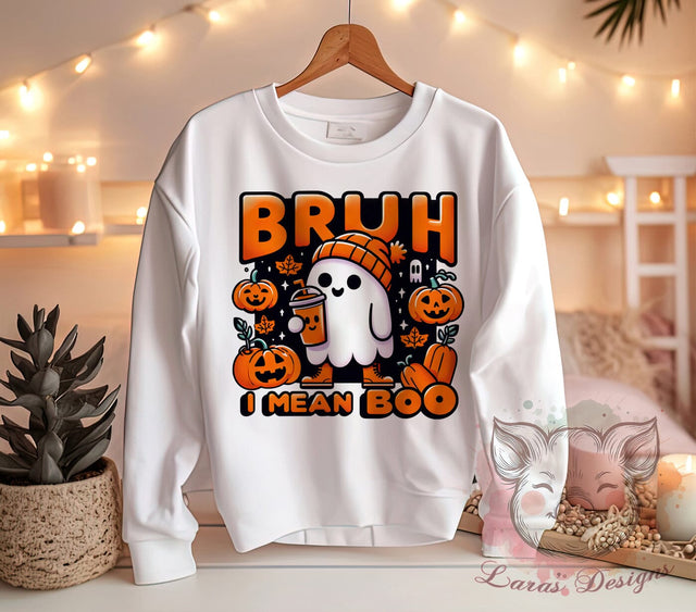 Cute Ghost, Halloween PNG, Fall Sublimation, Spooky Season, Ghost Art, Halloween Decor, Adorable Ghost, Digital Download Sublimation Lara' s Designs 