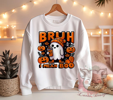 Cute Ghost, Halloween PNG, Fall Sublimation, Spooky Season, Ghost Art, Halloween Decor, Adorable Ghost, Digital Download Sublimation Lara' s Designs 