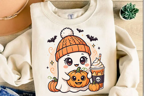 Cute Ghost Halloween Sublimation Png Sublimation Shahin alam 