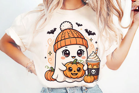 Cute Ghost Halloween Sublimation Png Sublimation Shahin alam 