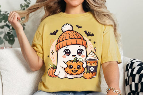 Cute Ghost Halloween Sublimation Png Sublimation Shahin alam 