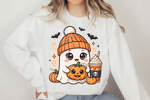 Cute Ghost Halloween Sublimation Png Sublimation Shahin alam 