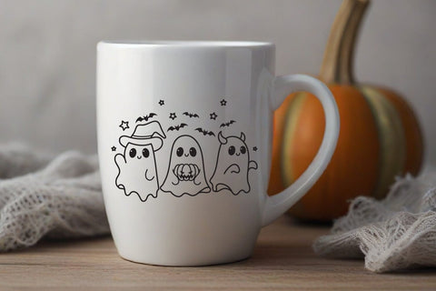 Cute Ghost Halloween SVG dadan_pm 