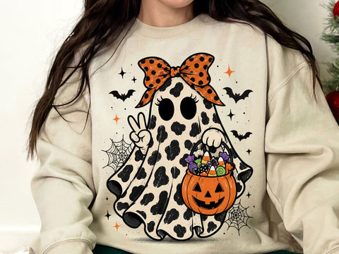 Cute Ghost PNG, Halloween Digital PNG SVG artprintfile 