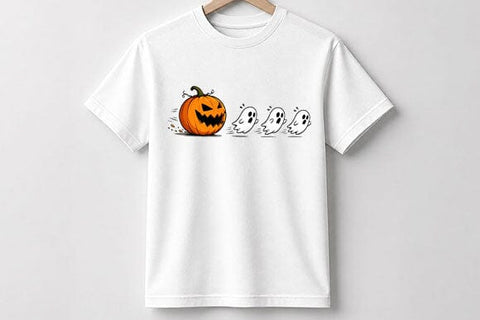 Cute Ghost Pumpkin PNG | Halloween Digital Download SVG BillahCrafts 