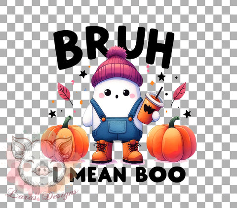 Cute Ghost, Spooky Season, Spooky Vibes, PNG Files, Sublimation Designs, Halloween Decor, Ghost Graphics, Fall Crafts Sublimation Lara' s Designs 