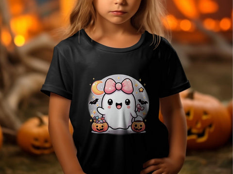 Cute Ghost Sublimation PNG, Halloween PNG File Sublimation Luvleigh Digitals 