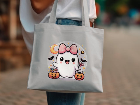 Cute Ghost Sublimation PNG, Halloween PNG File Sublimation Luvleigh Digitals 