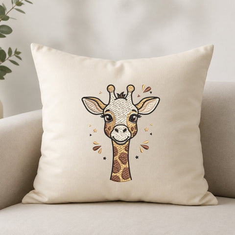 Cute Giraffe Face Machine Embroidery Design PES DST Stitch Pattern Files Embroidery/Applique DESIGNS PatternFeed8 