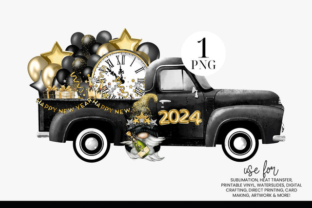 Cute Gnome 2024 Sublimation Design PNG Sublimation BijouBay 