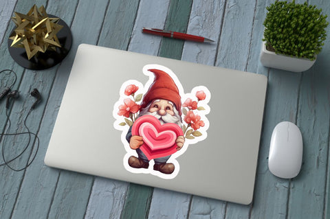 Cute Gnome Mother's Day Stickers Bundle Sublimation Regulrcrative 