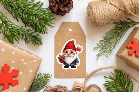 Cute Gnome Mother's Day Stickers Bundle Sublimation Regulrcrative 