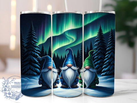 Cute Gnome Winter Tumbler Wrap, Winter Tumbler, Gnome Design, 20oz Wrap, Sublimation Design, Holiday Drinkware, Cute Gnome Tumbler, Snowman Tumbler Sublimation ToriDesigns 